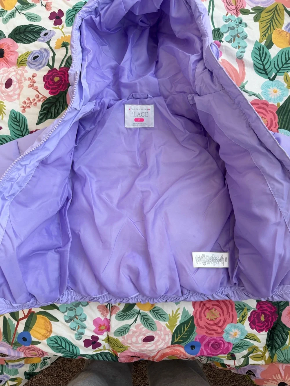 The Children's Place Lilac Puffer Jacket